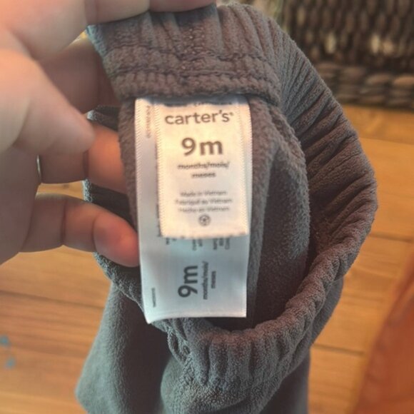 Carters 9 months Gray and Brown Sweatpants & Joggers for Everyday Comfort - Picture 6 of 7